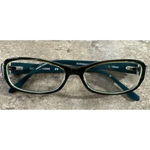 BCBG MAXAZRIA Carrie Green Full Rim Eyeglasses Frame Flex Hinge 53-15-135-30 G23